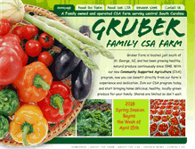 Tablet Screenshot of gruber-csa-farm.com